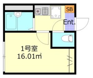 ライスフラワー羽田の物件間取画像